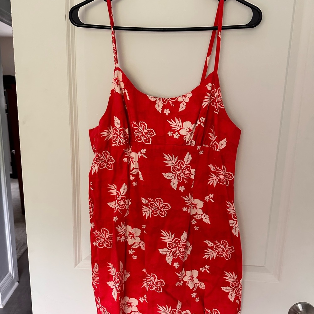 Wild Fable Red Fitted sun dress